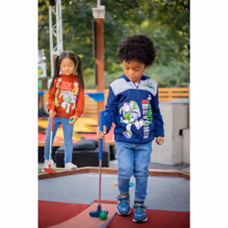 Disney Pixar Toy Story Buzz Lightyear Toddler Boys Half Zip Hoodie 3T
