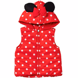 Disney Minnie Mouse Toddler Girls Vest Cosplay T-Shirt and Leggings 3