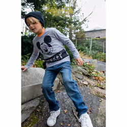 Disney Mickey Mouse Toddler Boys 3 Pack Long Sleeve TShirts RedBlueGrey 3T