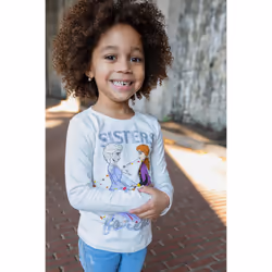 Disney Frozen Elsa Princess Anna Toddler Girls 3 Pack Long Sleeve T-Sh