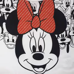 Disney Minnie Mouse Little Girls Dress White/Red 6-6X