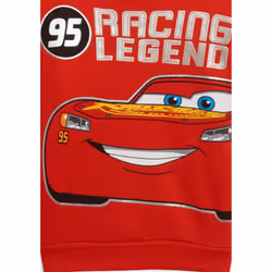 Disney Lightning McQueen Toddler Boys Pullover Hoodie and Pants Set Red/Black 3T