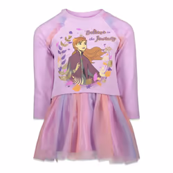 Disney Frozen Princess Anna Toddler Girls Dress MulticoloRed 3T