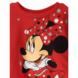 Disney Minnie Mouse Big Girls Fleece Sweatshirt and Leggings Outfit Se