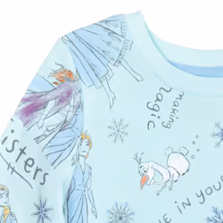 Disney Frozen Elsa Princess Anna Olaf Little Girls Pullover Sweatshirt