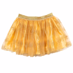 Disney Princess Belle Toddler Girls Graphic T-Shirt Mesh Skirt and Scr
