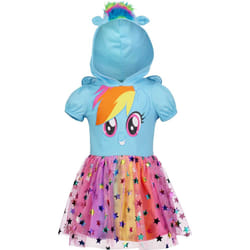 My Little Pony Rainbow Dash Toddler Girls Cosplay Tulle Dress 4T
