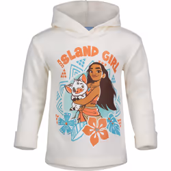 Disney Moana Toddler Girls Pullover Hoodie and Leggings Outfit Set Whi