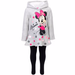 Disney Minnie Mouse Toddler Girls Pullover Fleece Hoodie & Leggings He