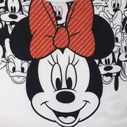 Disney Minnie Mouse Toddler Girls Dress White/Red 3T