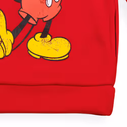 Disney Mickey Mouse Little Boys Fleece Pullover Hoodie Red 6