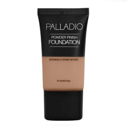 Palladio Powder Finish Liquid Foundation  Natural Matte Appearance  Reduces Fine Lines  Covers Large Pores  Hides Imperfections  All Day Wear  Sheer t