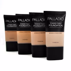 Palladio Powder Finish Liquid Foundation  Natural Matte Appearance  Reduces Fine Lines  Covers Large Pores  Hides Imperfections  All Day Wear  Sheer t