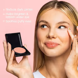 Under Eye Brightener, Conceal & Brighten Dark Circles, With Caffeine Peptides & Vitamin E, Brightens Dull, Tired Skin Color Correcting Brightener &