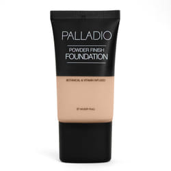 Palladio Powder Finish Liquid Foundation  Natural Matte Appearance  Reduces Fine Lines  Covers Large Pores  Hides Imperfections  All Day Wear  Sheer t