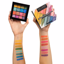 Ultimate Pro Eyeshadow Makeup Palette, 16 High-Pigmented Powder Colors, Matte, Shimmer, Satin Finishes, Color Crush