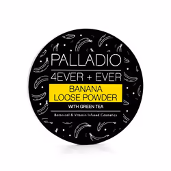 Palladio 4ever + Ever Banana Loose, Universal skin, All skin tones, Banana, Yellow, Jar, Loose powder