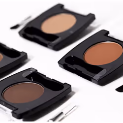 Palladio Brow Powder for Eyebrows  Soft and Natural Eyebrow Powder with Jojoba Oil & Shea Butter  Helps Enhance & Define Brows  Compact Size for Purse