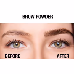 Palladio Brow Powder for Eyebrows  Soft and Natural Eyebrow Powder with Jojoba Oil & Shea Butter  Helps Enhance & Define Brows  Compact Size for Purse