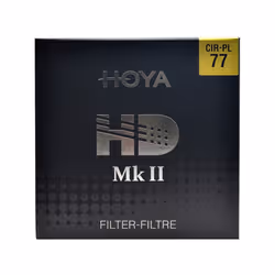 Hoya HD Mk II CIR-PL Polarising camera filter 77 mm