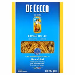 De Cecco, Fusilli No. 34, 1 lb (453 g)