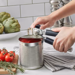 Gourmet Multifunction Can Opener, One Size, Matte Black