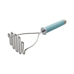 KitchenAid Gourmet Stainless Steel Wire Masher  10.24-Inch  Aqua Sky