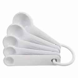 KitchenAid Measuring Spoons  Set Of 5  White