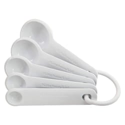 KitchenAid Measuring Spoons  Set Of 5  White
