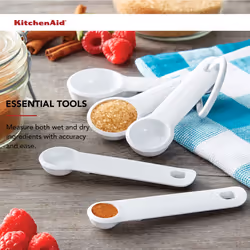 KitchenAid Measuring Spoons  Set Of 5  White
