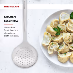 KitchenAid Premium Strainer with Hang Hook  14Inch  Stainless Steel