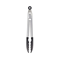 KitchenAid Silicone Tipped Stainless Steel Tongs  9 Inch  Black
