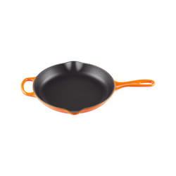 Le Creuset Enameled Cast Iron Signature Iron Handle Skillet  10.25"""" (1-3/4 qt.)  Flame
