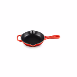 Le Creuset Enameled Cast Iron Signature Iron Handle Skillet  6.33"""" (1/2 qt.)  Cerise