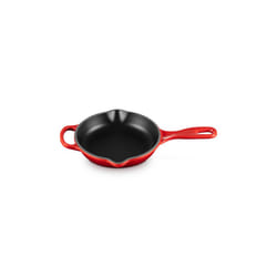 Le Creuset Enameled Cast Iron Signature Iron Handle Skillet  6.33"""" (1/2 qt.)  Cerise