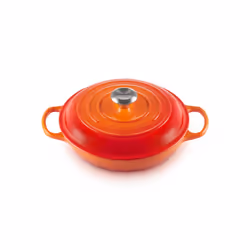 Le Creuset Enameled Cast Iron Signature Braiser, 2.25 qt., Flame