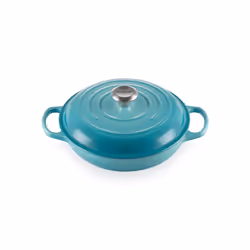 Le Creuset Enameled Cast Iron Signature Braiser, 2.25 qt., Caribbean