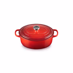Le Creuset Enameled Cast Iron Signature Oval Dutch Oven  2.75 qt.  Cerise