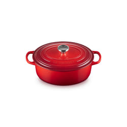 Le Creuset Enameled Cast Iron Signature Oval Dutch Oven  2.75 qt.  Cerise