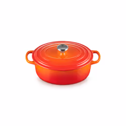 Le Creuset Enameled Cast Iron Signature Oval Dutch Oven 2.75 qt. Flame