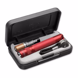 Maglite Solitaire Led - 37 Lumens - 55m Beam - Gift Boxed - Red