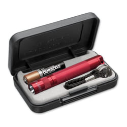 Maglite Solitaire Led - 37 Lumens - 55m Beam - Gift Boxed - Red