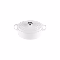 Le Creuset Enameled Cast Iron Signature Oval Dutch Oven 2.75 qt. White