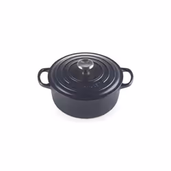 Le Creuset Signature Enamelled Cast Iron Round Casserole Dish With Lid, 20 cm, 2.4 Litre, Navy, 21177205214430