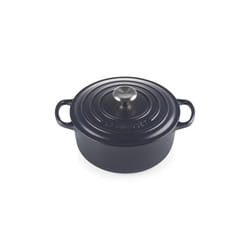 Le Creuset Signature Enamelled Cast Iron Round Casserole Dish With Lid, 20 cm, 2.4 Litre, Navy, 21177205214430