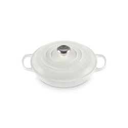 Le Creuset Enameled Cast Iron Signature Braiser  2.25 qt.  White