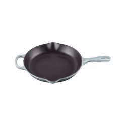 Le Creuset Enameled Cast Iron Signature Iron Handle Skillet  10.25"""" (1-3/4 qt.)  Sea Salt