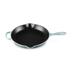 Le Creuset Enameled Cast Iron Signature Iron Handle Skillet  11.75"""" (2-3/8 qt.)  Sea Salt