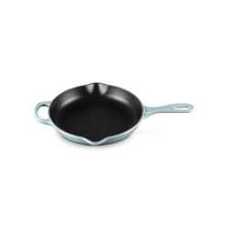 Le Creuset Enameled Cast Iron Signature Iron Handle Skillet  9"""" (1-3/8 qt.)  Sea Salt