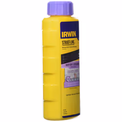 IRWIN Tools STRAIT-LINE Dust-Off Marking Chalk  6-ounce (4935426)  Purple